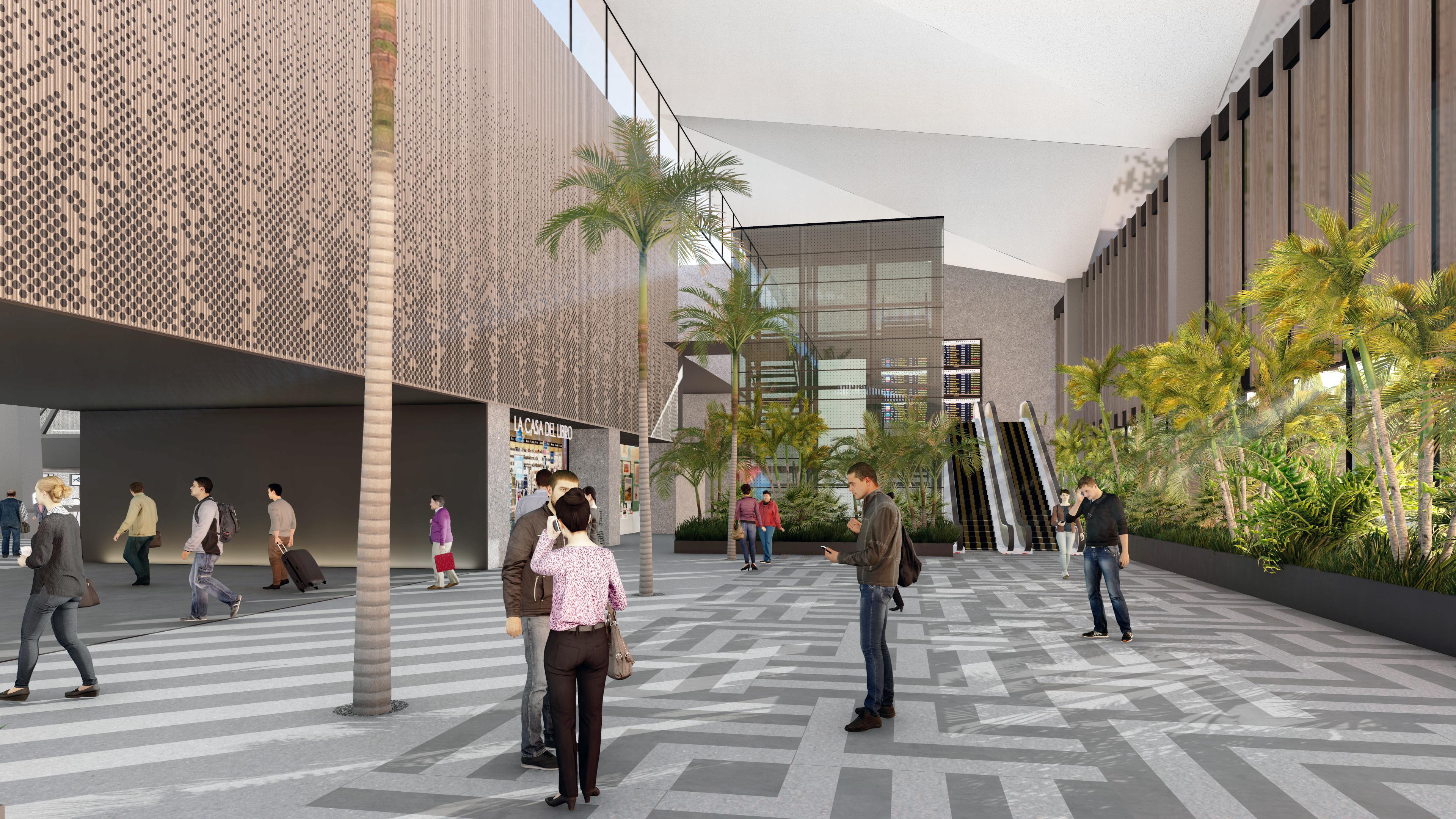 Render del aeropuerto