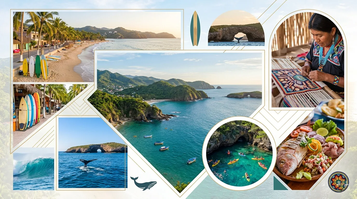 Panorámicas y destinos turísticos de la Riviera Nayarit